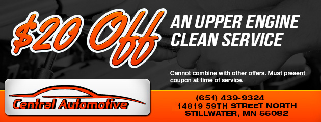 Upper Engine Clean Service Special